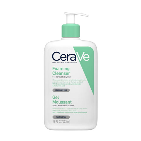 CeraVe Foaming Cleanser For Normal to Oily Skin 473ml