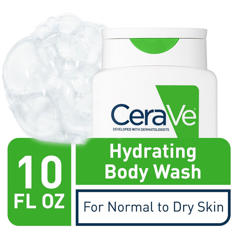CeraVe Hydrating Body Wash for Normal to Dry Skin 296ml