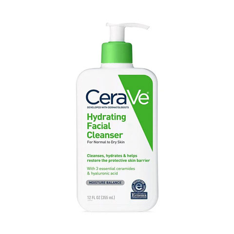 Cerave Hydrating Facial Cleanser for Normal to Dry Skin 355ml