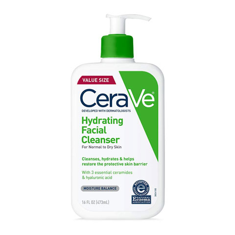 CeraVe Hydrating Facial Cleanser For Normal To Dry Skin 473ml