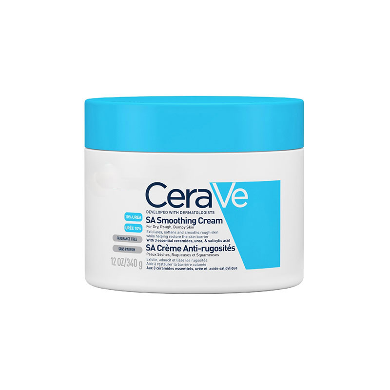 CeraVe SA Smoothing Cream For Dry Rough Bumpy Skin 340g