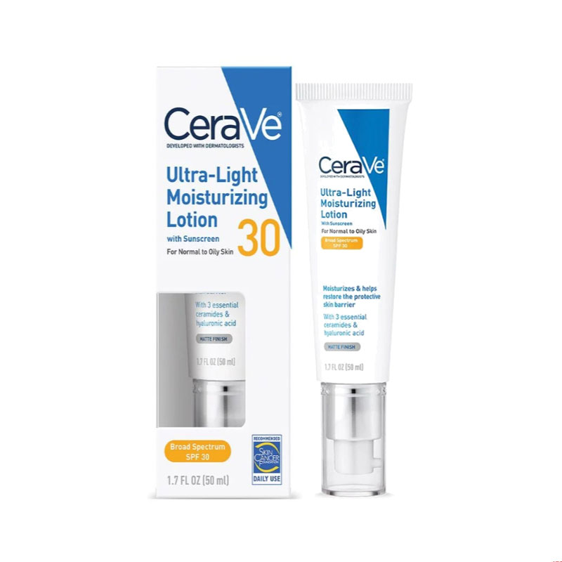 CeraVe Ultra-Light Moisturizing Lotion With Sunscreen 50ml - SPF 30