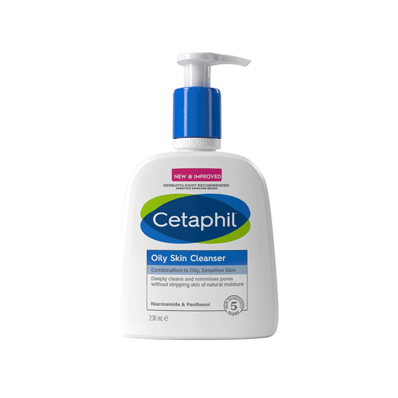 Cetaphil Oily Skin Cleanser For Combination to Oily Sensitive Skin 236ml