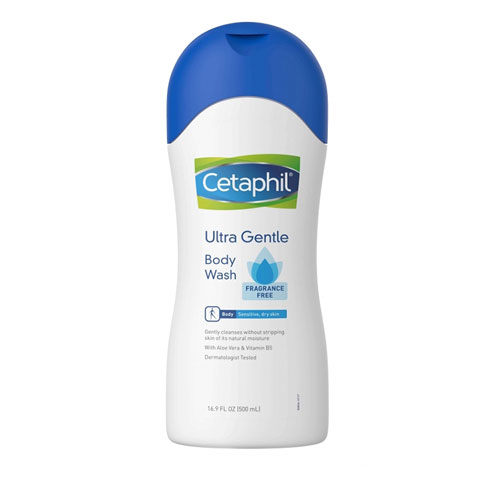 Cetaphil Ultra Gentle Body Wash For Sensitive, Dry Skin 500ml