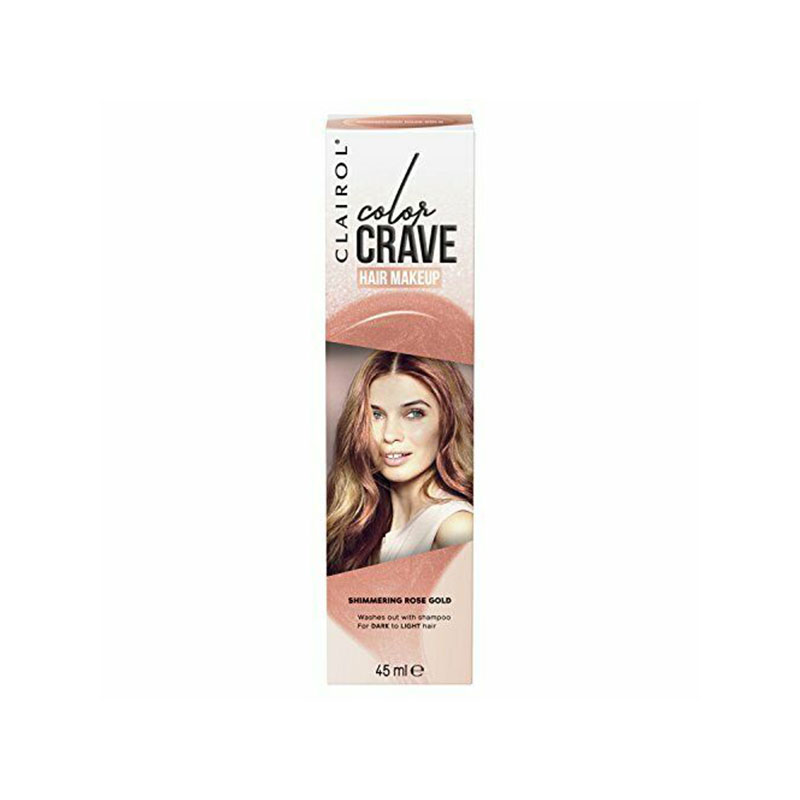 Clairol Colour Crave Hair Makeup 45ml - Shimmering Rose Gold