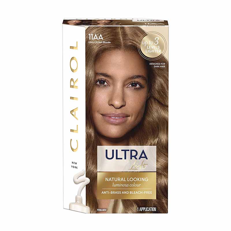 Clairol Ultra Lift Natural Looking Permanent Hair Colour - 11AA Ash Blonde