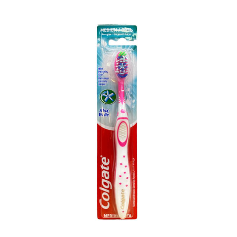 Colgate Max White Toothbrush Medium - Pink