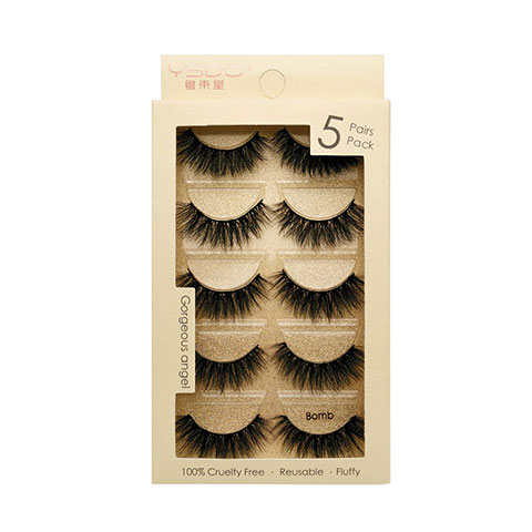 Cross-Border New 3D Mink Hair Soft False Eyelashes - Bomb