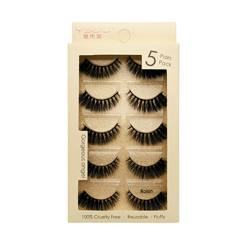 Cross-Border New 3D Mink Hair Soft False Eyelashes - Roisin