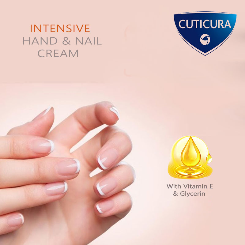 Cuticura Intensive Hand & Nail Cream With Vitamin E & Glycerin 100ml