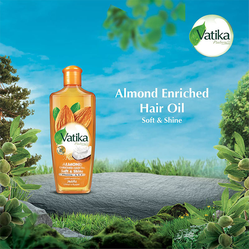 Dabur Vatika Naturals Almond Enriched Hair Oil 300ml