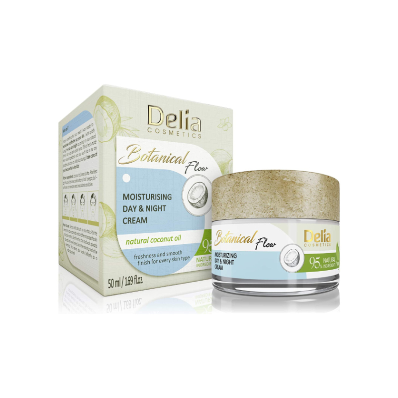 Delia Cosmetics Botanical Flow Moisturising Day & Night Cream 50ml
