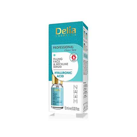 Delia Cosmetics Filling Face & Neckline Serum With Hyaluronic Acid 10ml
