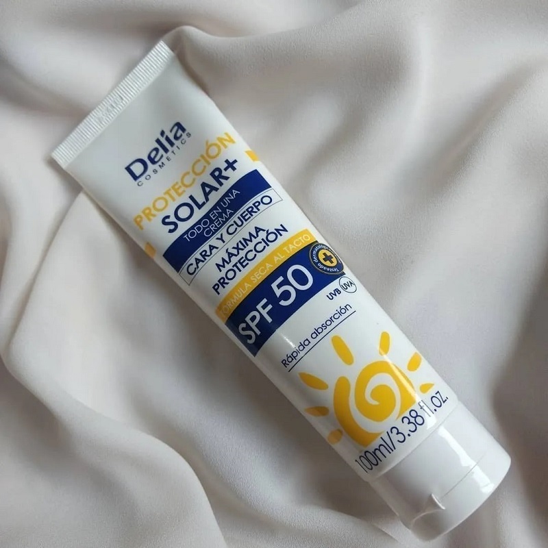 Delia Cosmetics Protection Solar+ Cream 100ml - SPF50
