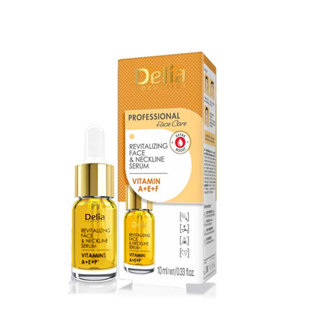 Delia Cosmetics Revitalizing Face & Neckline Serum Vitamin A+E+F 10ml