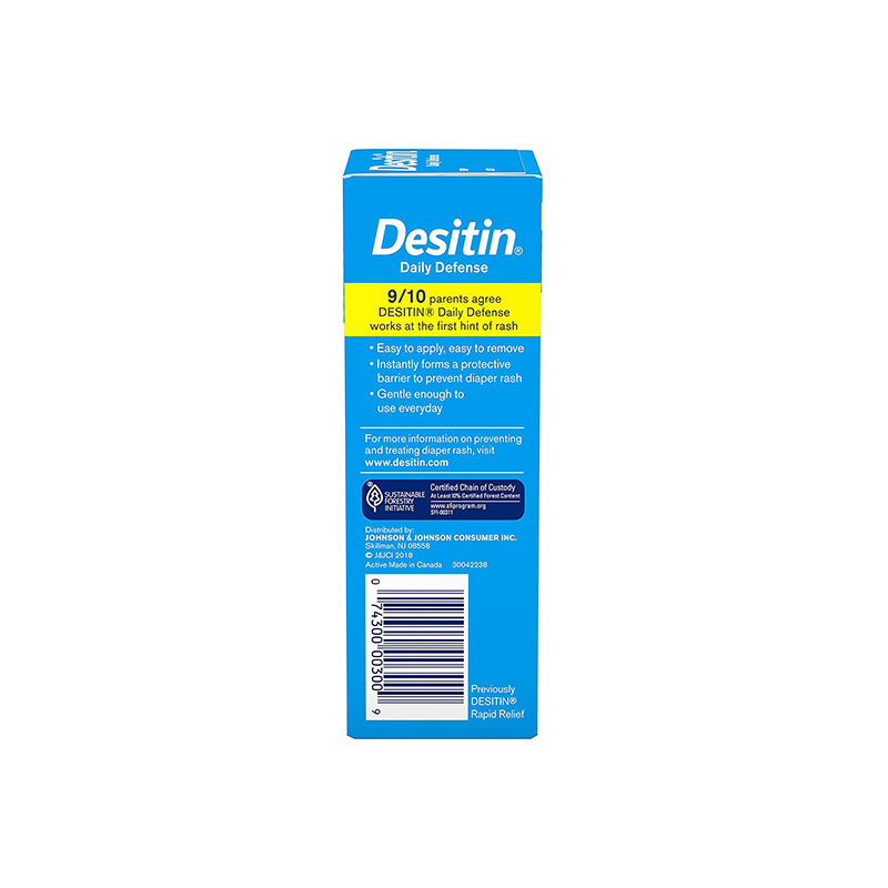 Desitin Daily Defense Zinc Oxide Diaper Rash Cream 57g
