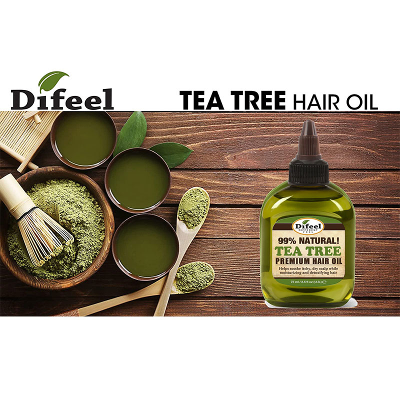 Difeel Premium Natural Tea Tree Hair Oil 75ml