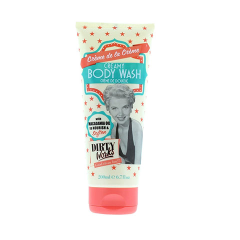 Dirty Works Creamy Body Wash With Macadamia Oil To Nourish & Soften 200ml