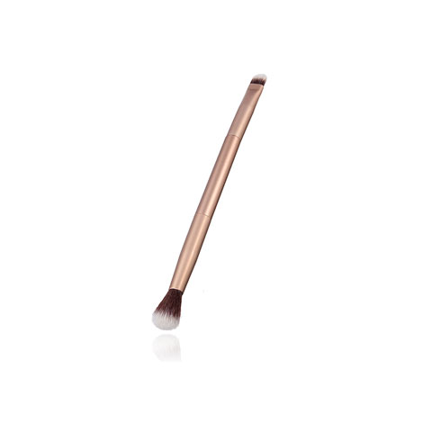 Double Ended Eyeshadow Brush - Silver