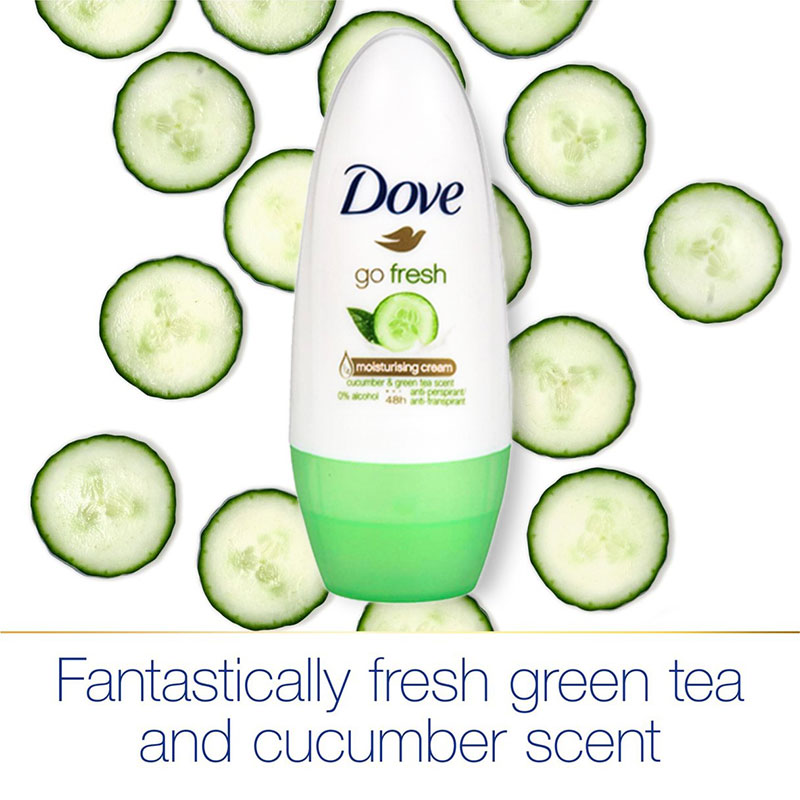 Dove Go Fresh Cucumber & Green Tea Scent Anti-Perspirant Roll On 50ml