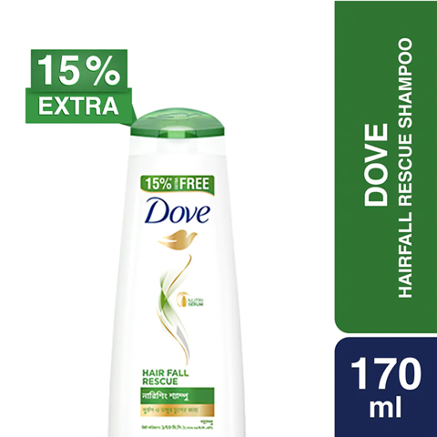 Dove Hair Fall Rescue Nourishing Shampoo 170ml - UBL