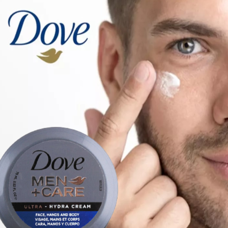 Dove Men+Care Ultra Hydra Cream For Face Hands & Body 75ml
