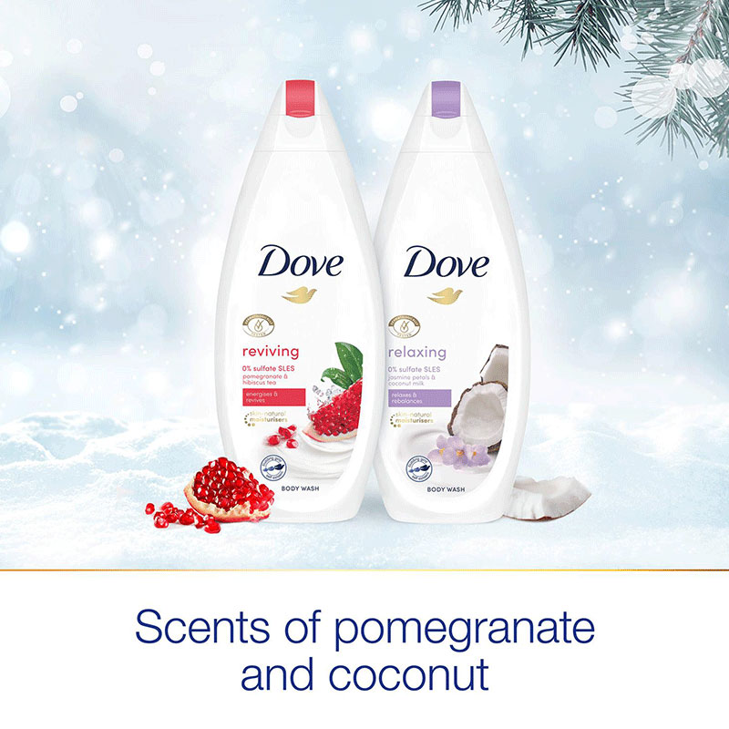Dove Radiantly Refreshing Body Wash Collection Gift Set (7655)
