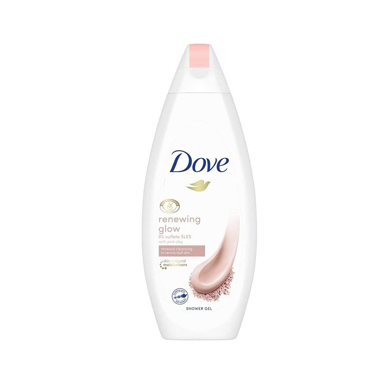 Dove Renewing Glow Pink Clay Shower Gel 250ml