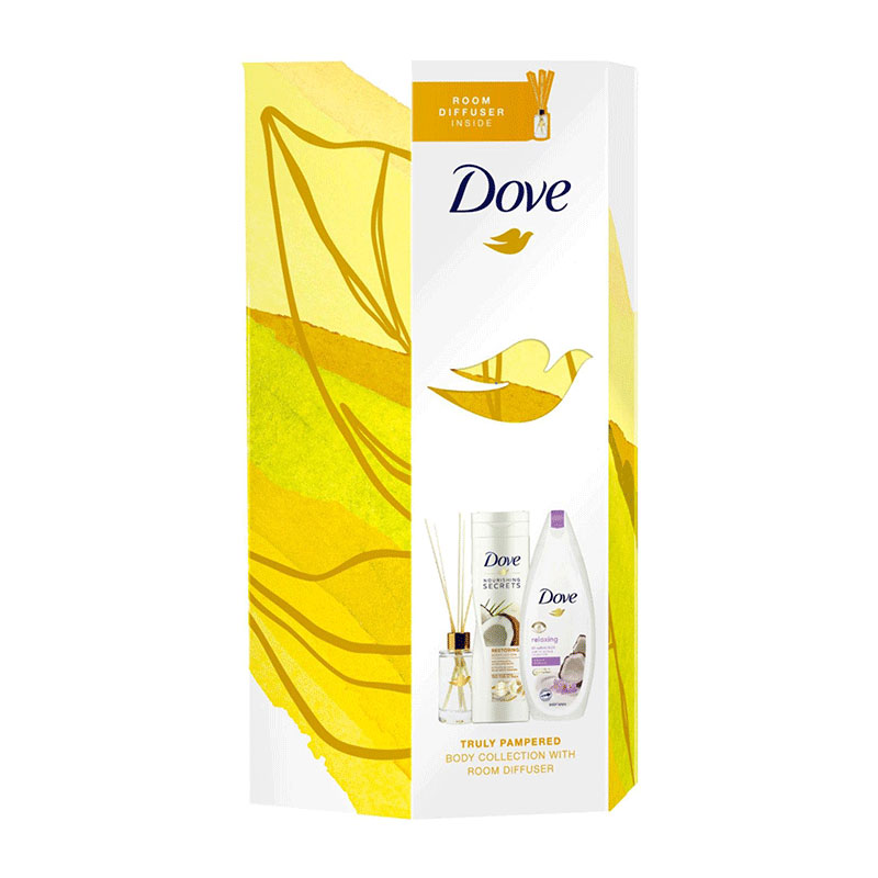 Dove Truly Pampered Body Collection with Room Diffuser Gift Set (7914)