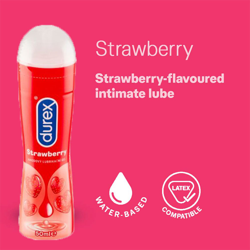 Durex Play Strawberry Lubricant Gel 50ml