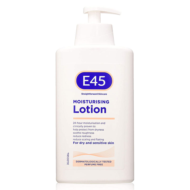 E45 Straightforward Skincare Moisturising Lotion For Dry & Sensitive Skin 500ml