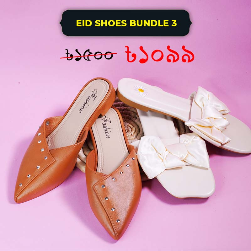 Eid Shoes Bundle 3 - (Size - 36)