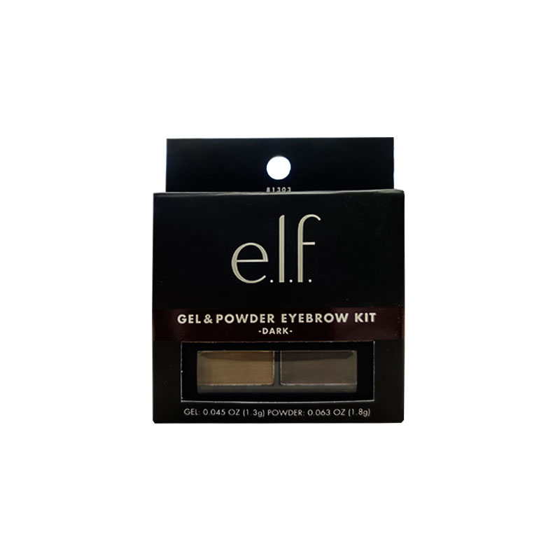 e.l.f. Gel & Powder Eyebrow Kit 1.8g - Dark