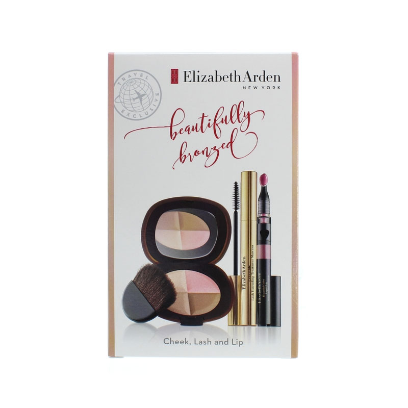 Elizabeth Arden Beautifully Bronzed Cheek Lash And Lip Set