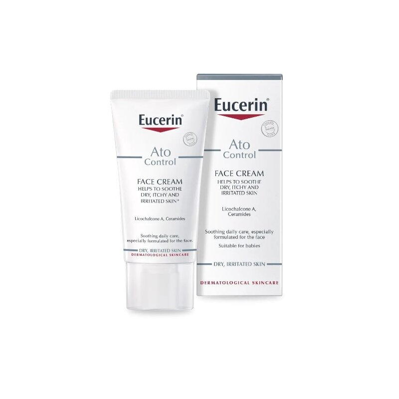 Eucerin Ato Control Face Cream For Dry, Irritated Skin 50ml