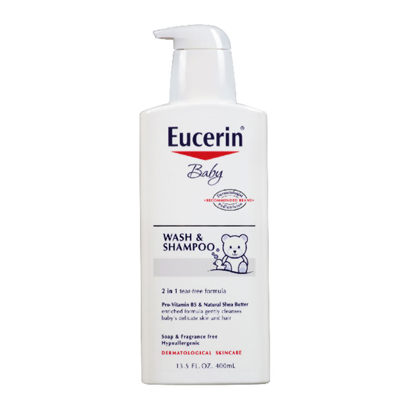 Eucerin Baby Wash and Shampoo 400ml