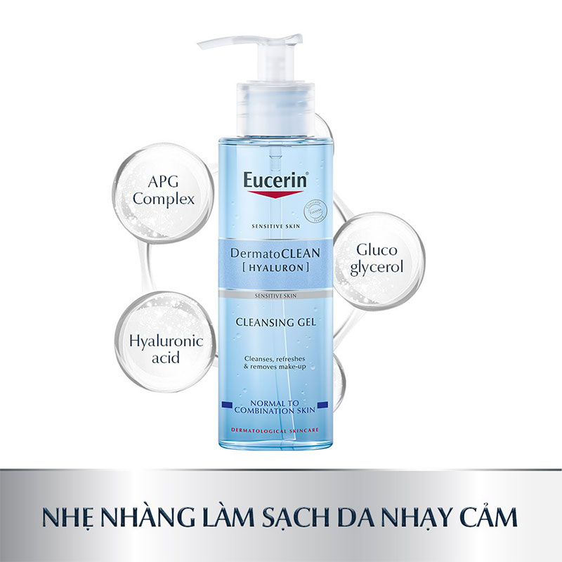 Eucerin Dermatoclean Hyaluron Cleansing Gel 200ml 9170