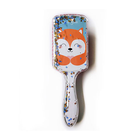 Exclusive Quicksand Sequin Hairdressing Comb - Paste Orange