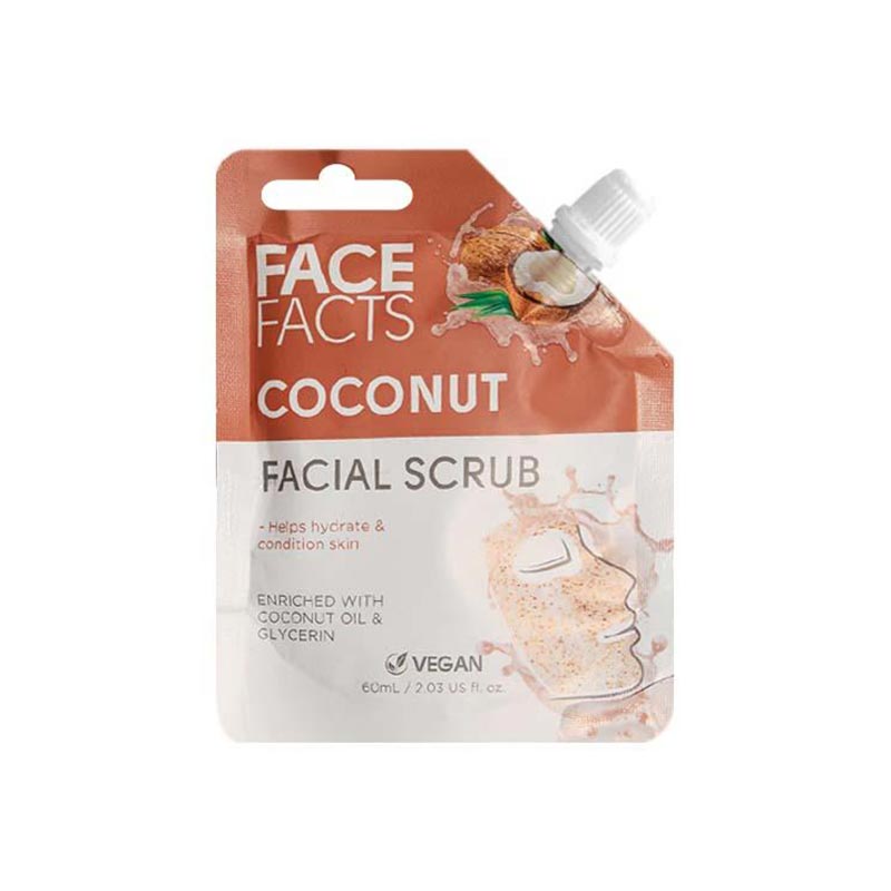 Face Facts Coconut Facial Scrub 60ml