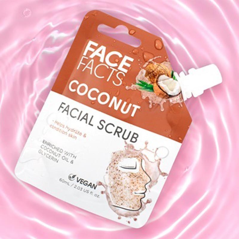 Face Facts Coconut Facial Scrub 60ml
