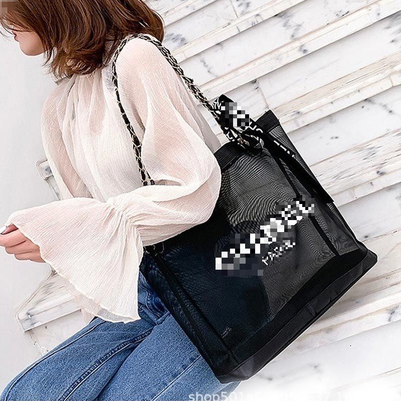 Fashion Casual Net Yarn Shoulder Bag (1001056)