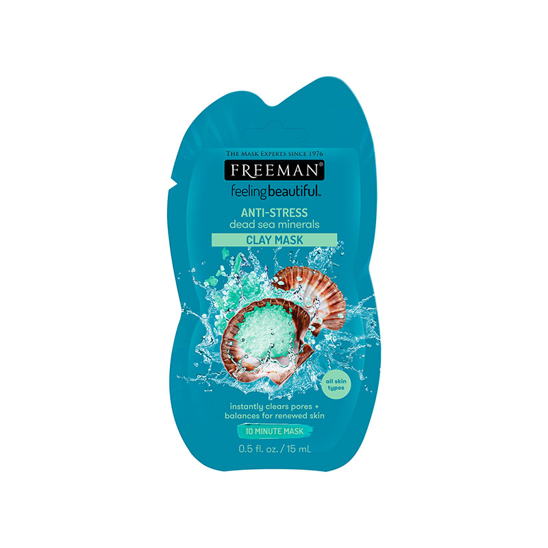 Freeman Dead Sea Minerals Anti-Stress Clay Mask All Skin Types 15ml
