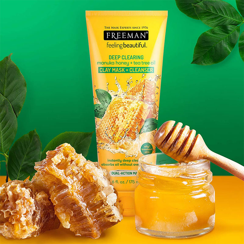 Freeman Deep Clearing Manuka Honey + Tea Tree Oil Clay Mask + Cleanser 175ml