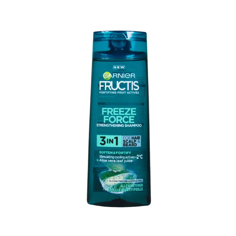 Garnier Fructis Freeze Force Strengthening 3 In 1 Shampoo 250ml
