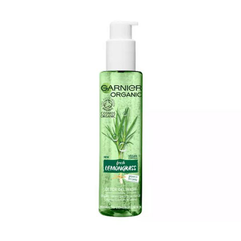 Garnier Organic Fresh Lemongrass Detox Gel Wash 150ml
