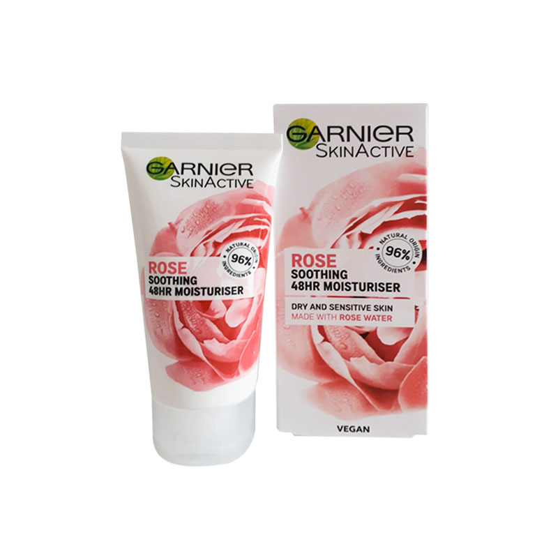 Garnier Skin Active Rose Soothing 48hr Moisturiser 50ml