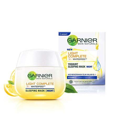 Garnier Skin Naturals Light Complete Yoghurt Night Sleeping Mask 50ml