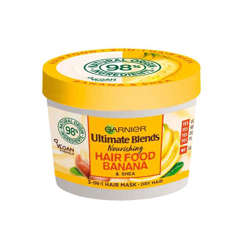 Garnier Ultimate Blends Nourishing Hair Food Banana & Shea 3 In 1 Dry Hair Mask 400ml