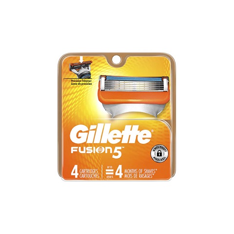 Gillette Fusion5 Replacement Blades For Men - 4 Cartridges (56876)
