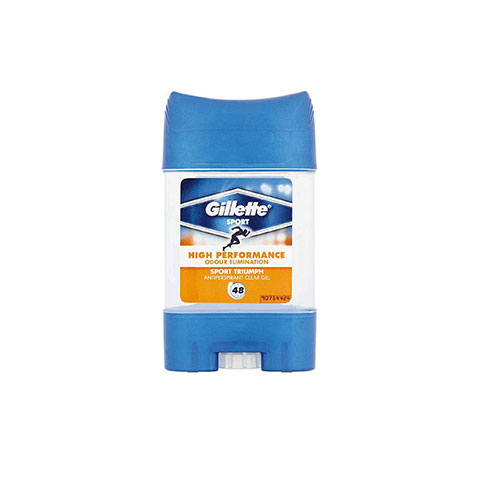 Gillette High Performance Sport Triumph Antiperspirant Clear Gel Deodorant Stick 70ml